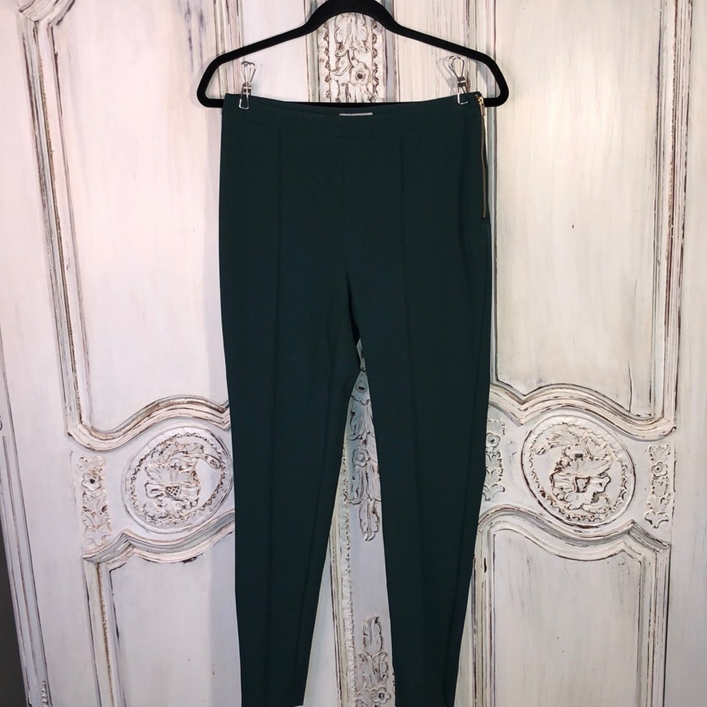 H&M Dark Green Skinny Pants